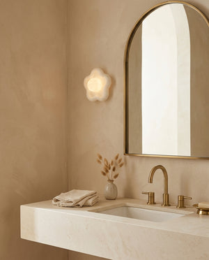 Star Alabaster Wall Sconce