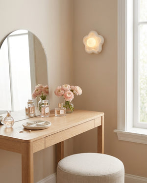Star Alabaster Wall Sconce