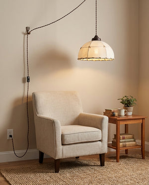 Dome Jari Plug In Pendant Light