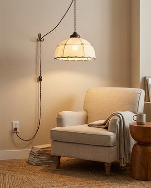 Dome Jari Plug In Pendant Light