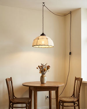 Dome Jari Plug In Pendant Light