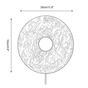 Donuts Alabaster Wall Sconce