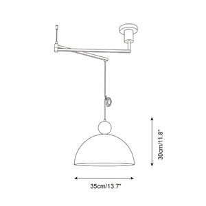 Dotto Swing Arm Pendant Lamp