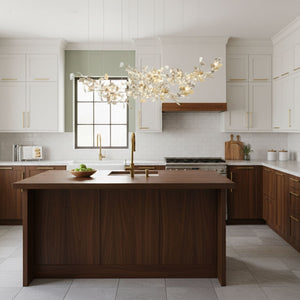 Double Layer Combination Gingko Chandelier