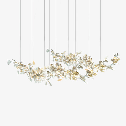 Gingko Cluster-Kronleuchter mit doppelter Schicht