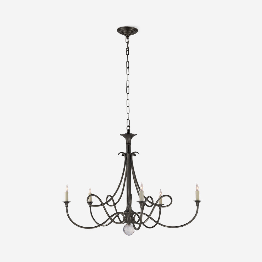 Double Twist Large Chandelier