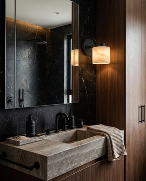 Driftstone Alabaster Wall Sconce