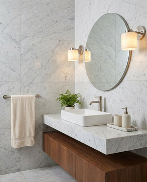 Driftstone Alabaster Wall Sconce