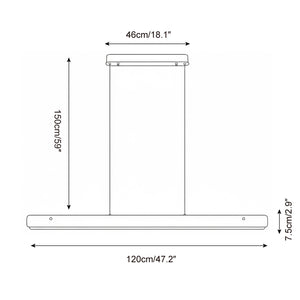 Driftwood Line Chandelier