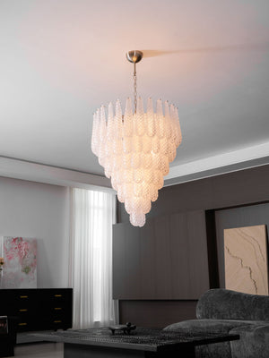 Glass Droplet Chandelier