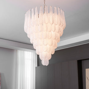 Glass Droplet Chandelier