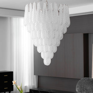 Glass Droplet Chandelier