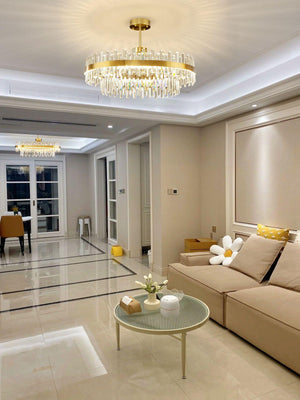 Drum Glass Chandelier