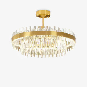 Drum Glass Chandelier