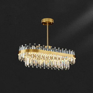Drum Glass Chandelier