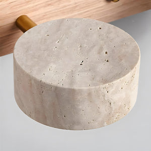 Duvale Travertine Wall Sconce