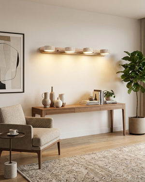 Duvale Travertine Wall Sconce