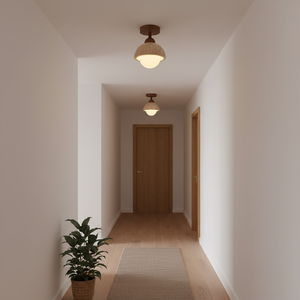 Eala Travertine Ceiling Lamp