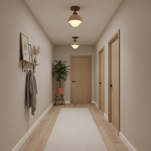 Eala Travertine Ceiling Lamp