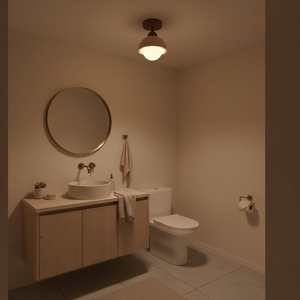 Eala Travertine Ceiling Lamp