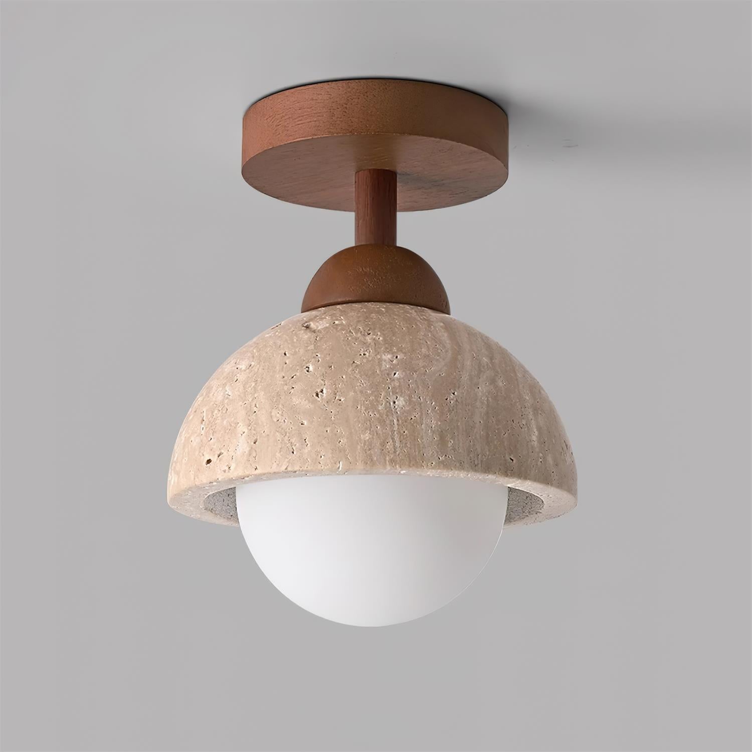 Eala Travertine Ceiling Lamp