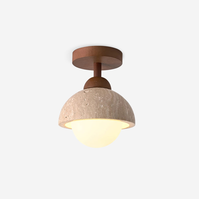 Eala Travertine Ceiling Lamp