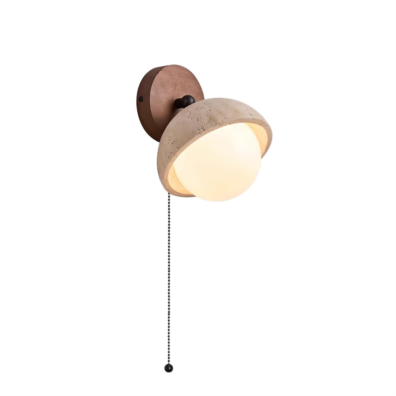 Eala Travertine Wall Lamp