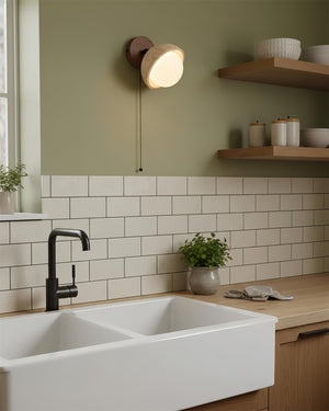 Eala Travertine Wall Lamp