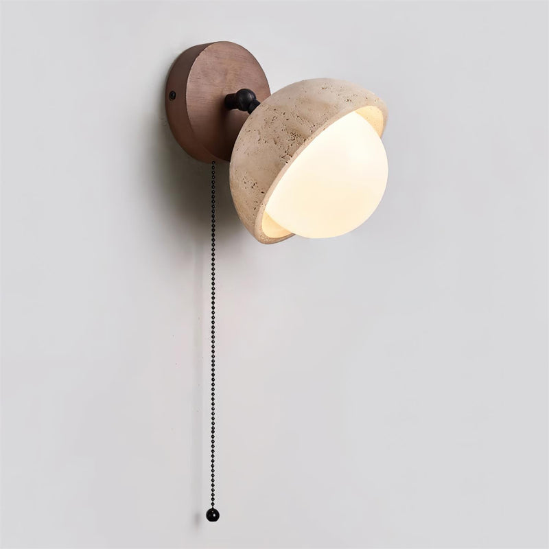 Eala Travertine Wall Lamp – detail 2