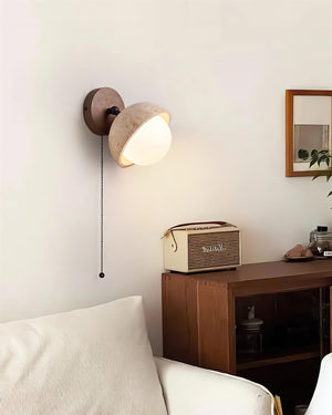 Eala Travertine Wall Lamp