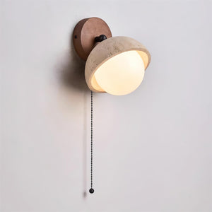 Eala Travertine Wall Lamp