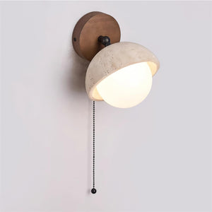 Eala Travertine Wall Lamp