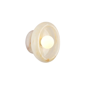 Eclipse Jade Alabaster Wall Sconce