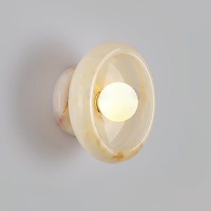Eclipse Jade Alabaster Wall Sconce