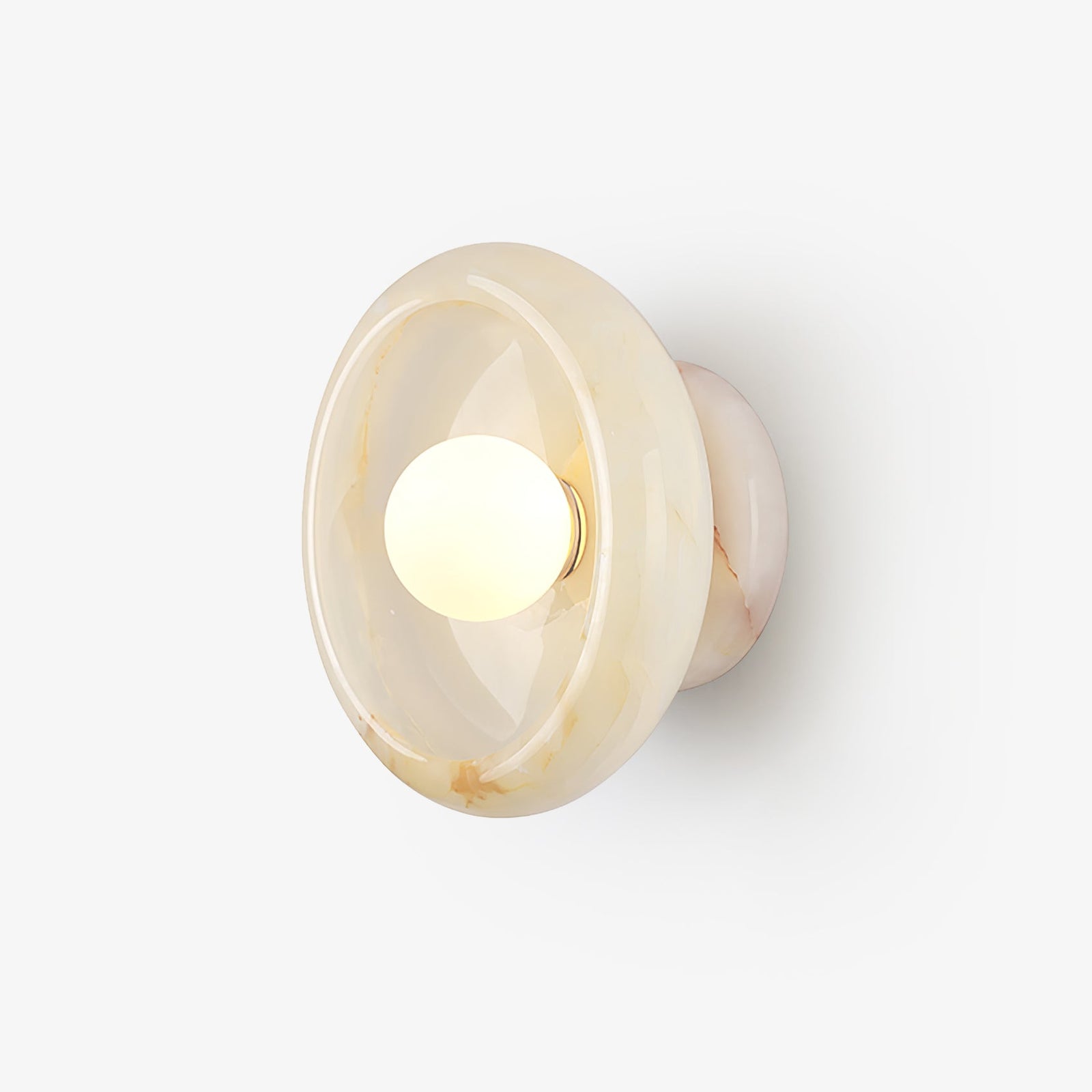 Eclipse Jade Alabaster Wall Sconce
