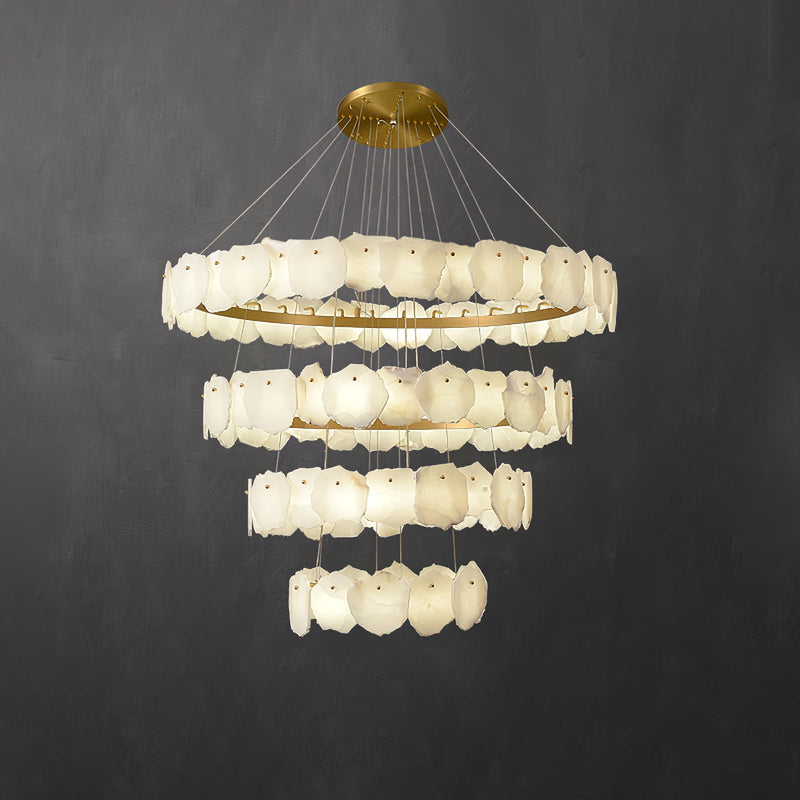 Ecliptica Spiral Alabaster Chandelier – detail 12
