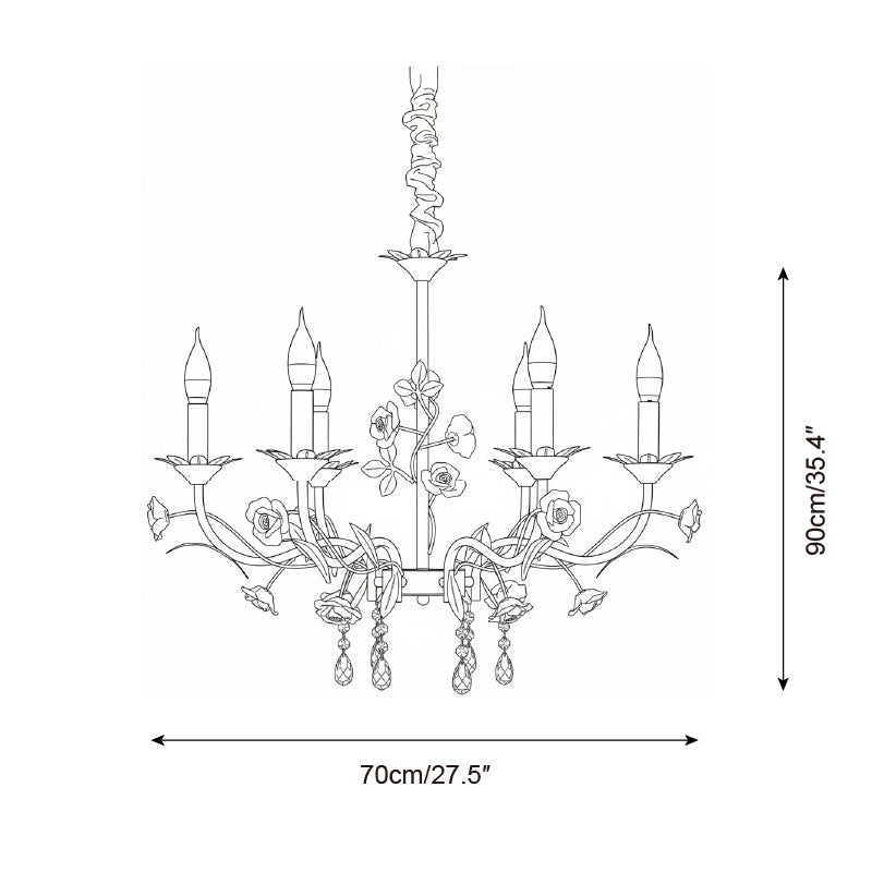 Eden Rose Chandelier