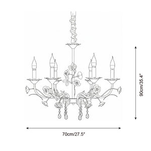 Eden Rose Chandelier