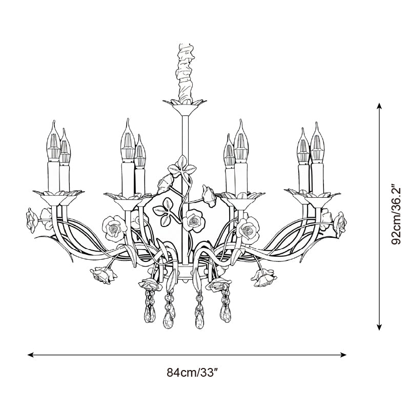 Eden Rose Chandelier