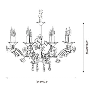 Eden Rose Chandelier