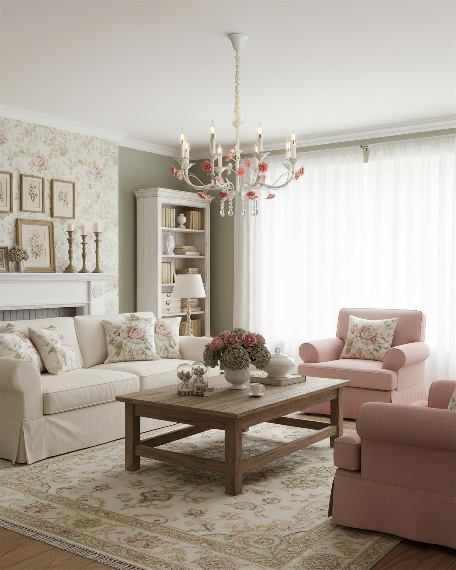 Eden Rose Chandelier