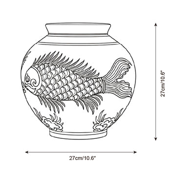 Elarion Vaso Cerâmico — Desenhos técnicos 1