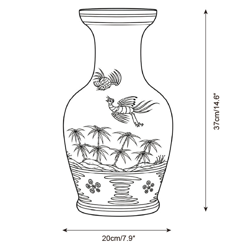 Elarion Keramik-Vase — Maßzeichnungen 3