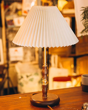 Ella Pleated Table Lamp 11.4″- 20.8″ - Docos