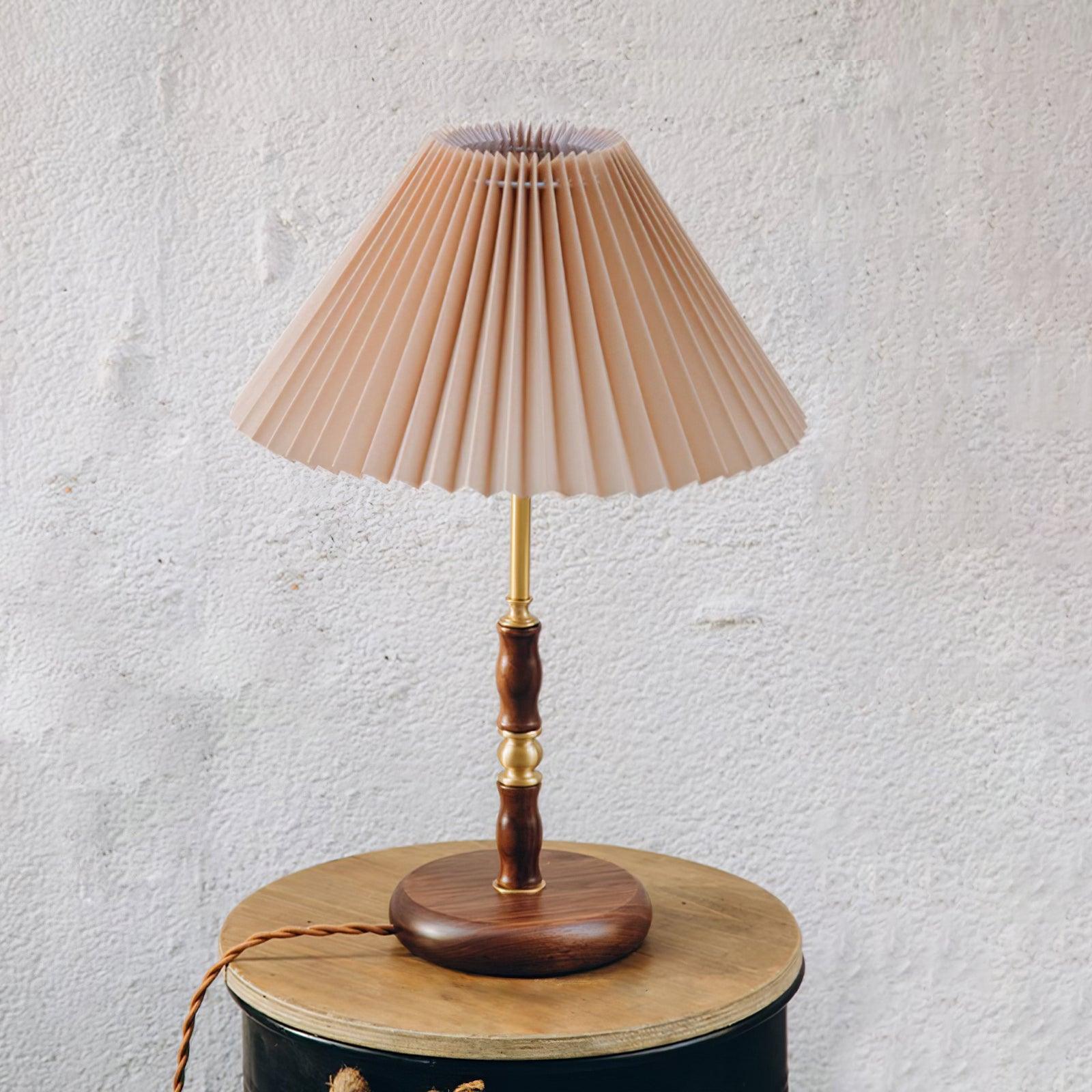 Ella Pleated Table Lamp 11.4″- 20.8″