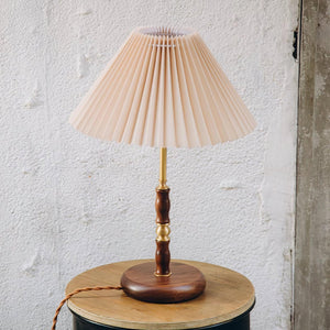 Ella Pleated Table Lamp 11.4″- 20.8″ - Docos