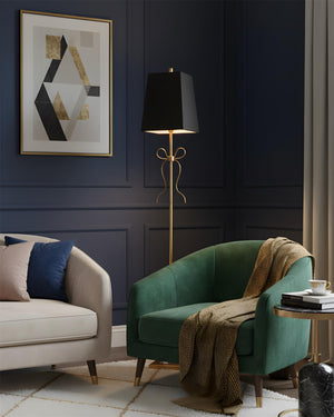 Ellery Gros-Grain Bow Floor Lamp