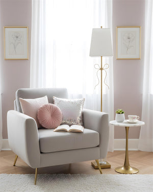 Ellery Gros-Grain Bow Floor Lamp