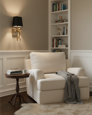 Ellery Gros-Grain Bow Wall Lamp