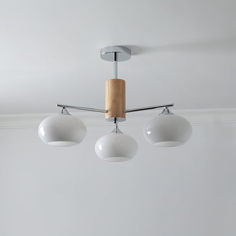 Elliptical Persimmon Chandelier – detail 18